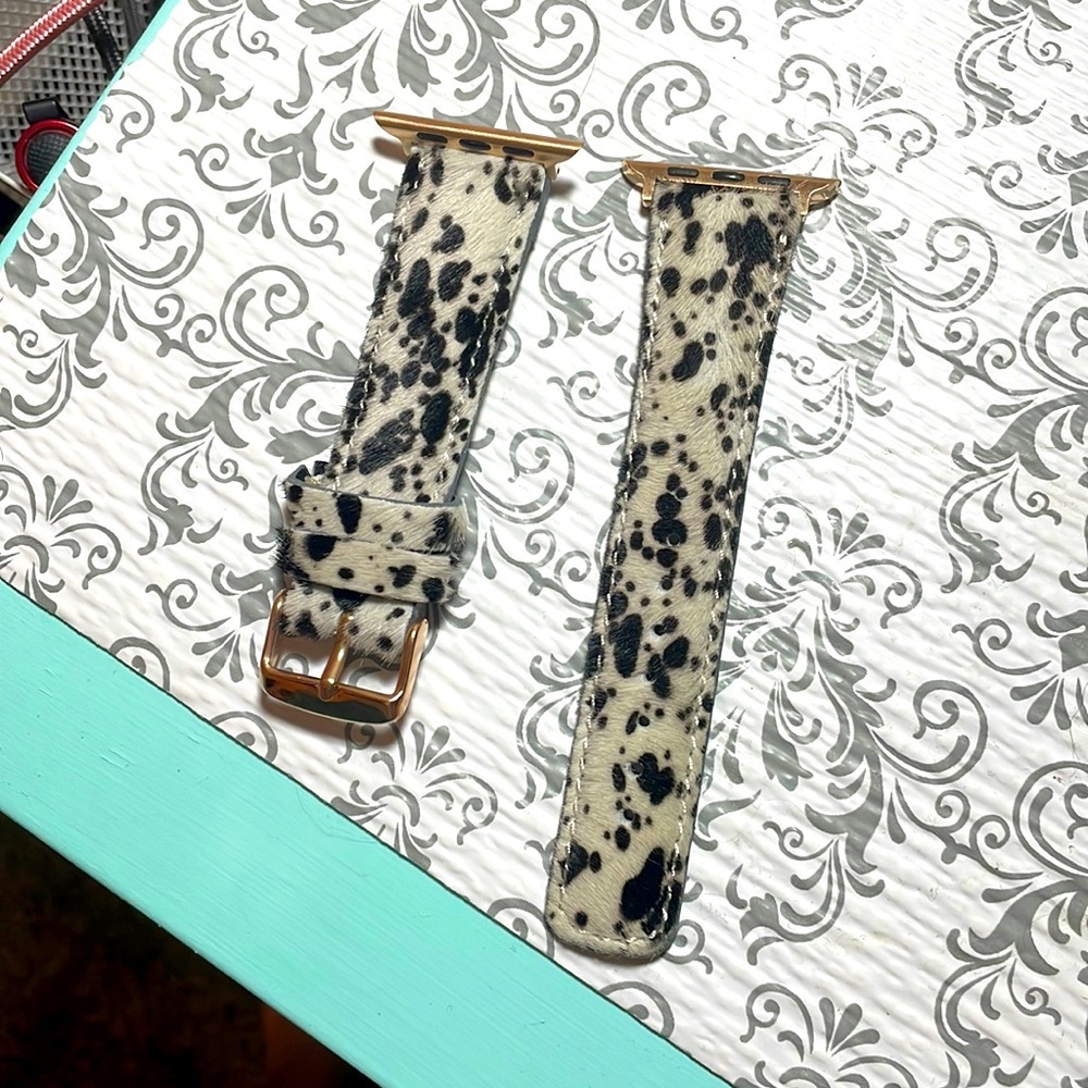 Handmade Leather Apple Watch Band, Cowhide